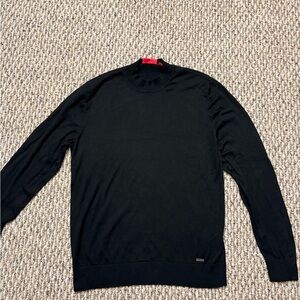 HUGO Black Crewneck Sweater